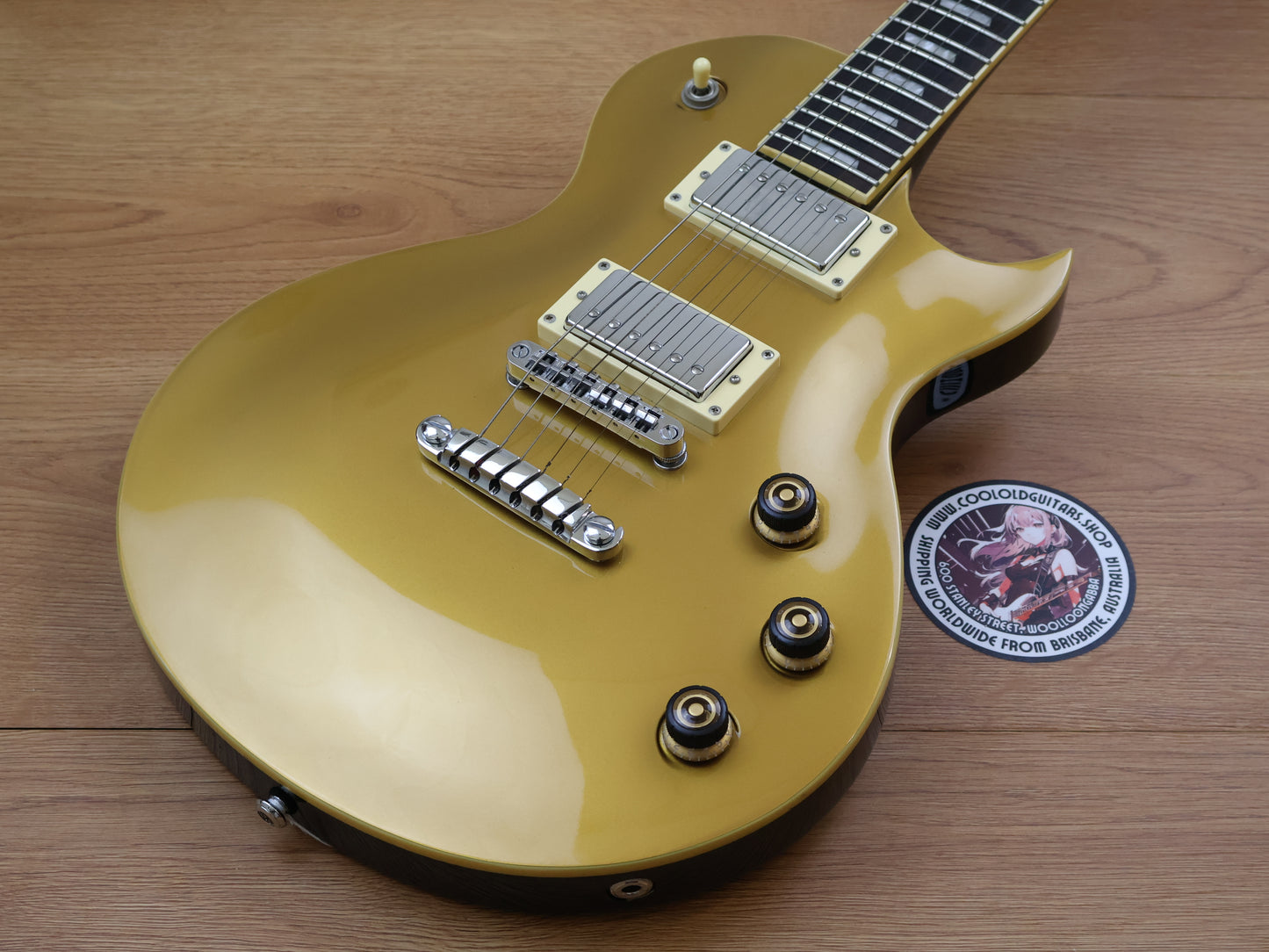 2016 Ibanez ARZ200 Single Cutaway (Gold Top)