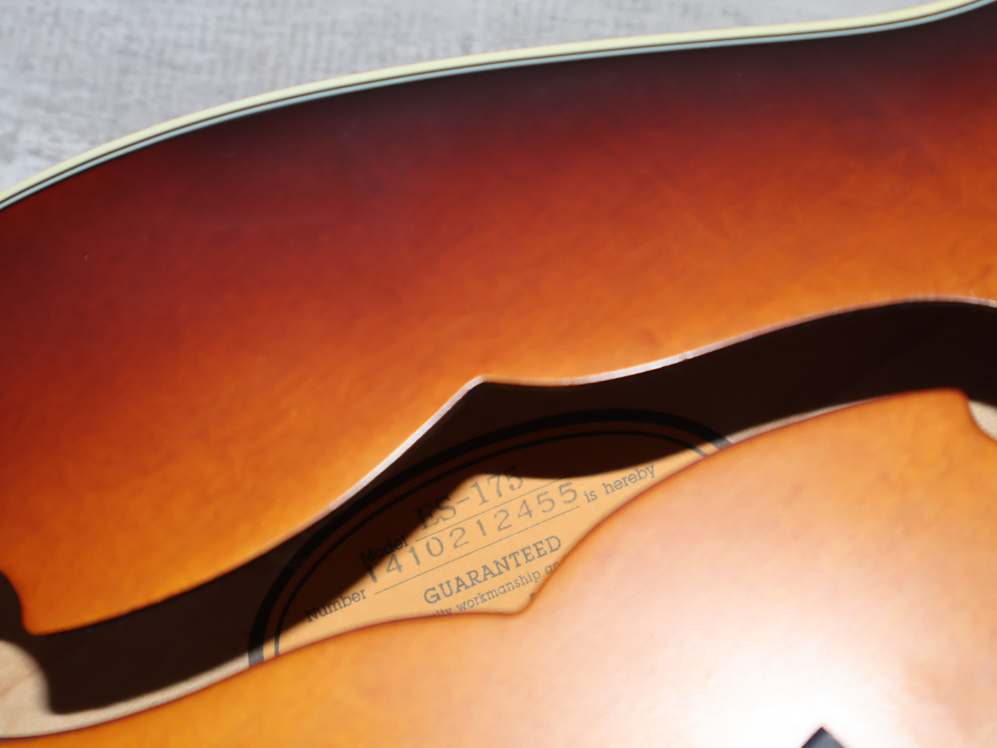 2014 Epiphone ES-175 Premium Archtop Hollowbody (Vintage Sunburst)