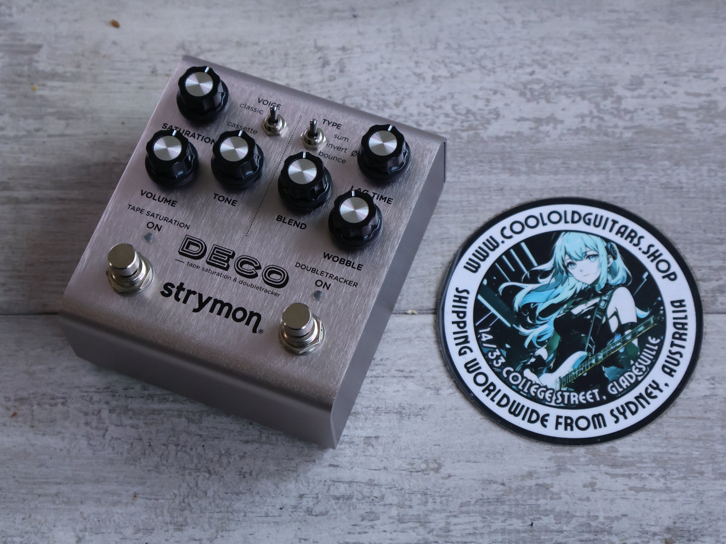 Strymon Deco v2 Tape Saturation and Doubletracker Effects Pedal