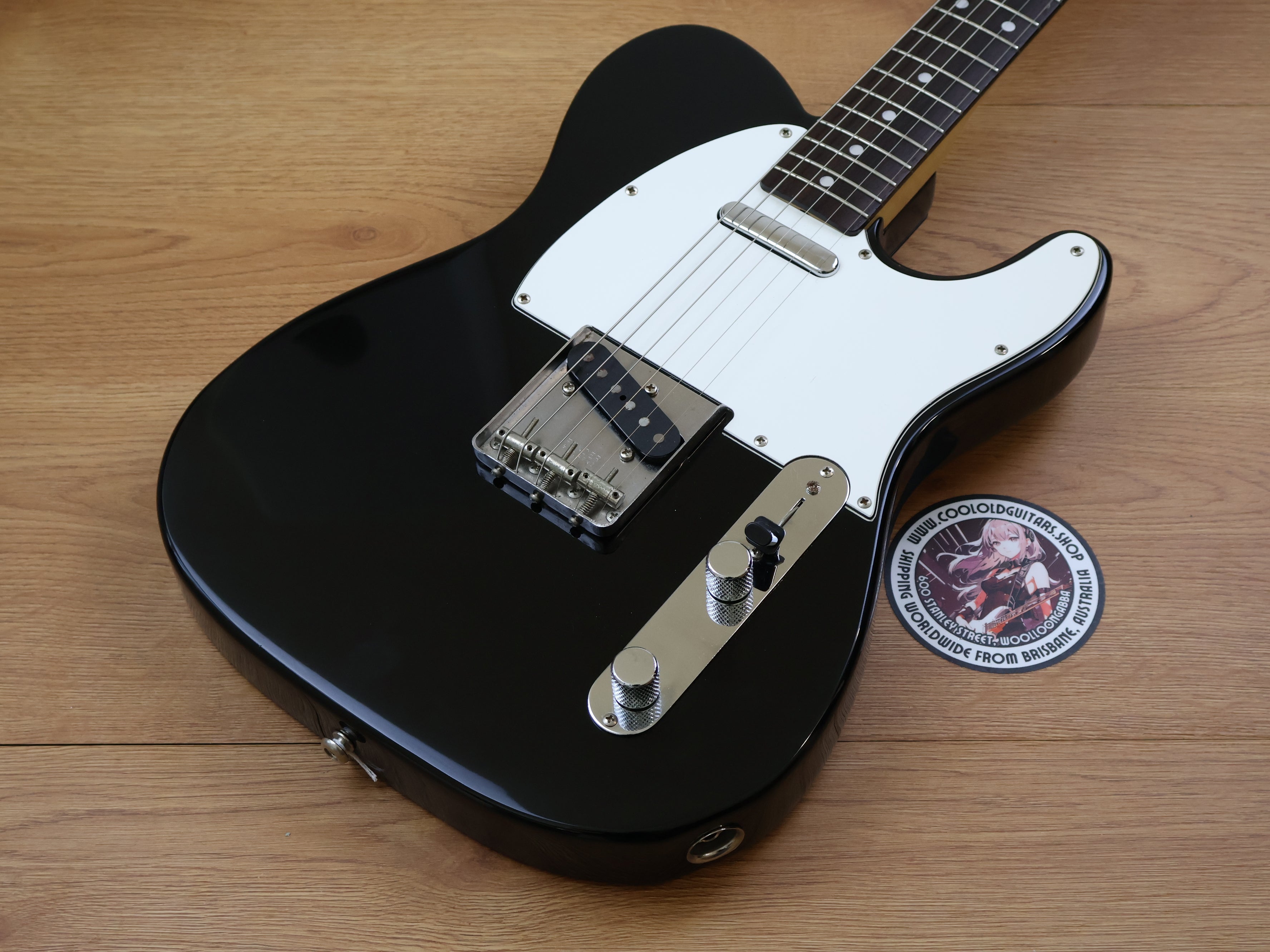 1985 Fender Japan TL72-55 '72 Reissue Telecaster (Black) – Cool Old Guitars