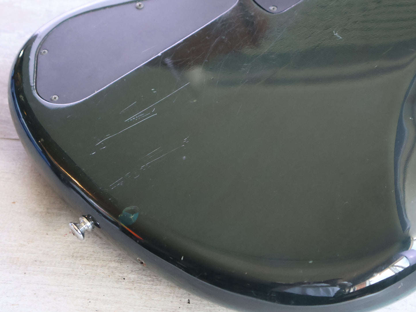 1990's Vestax Japan BV-2 JJ Fretless Bass w/Bartolini's (Transparent Green)
