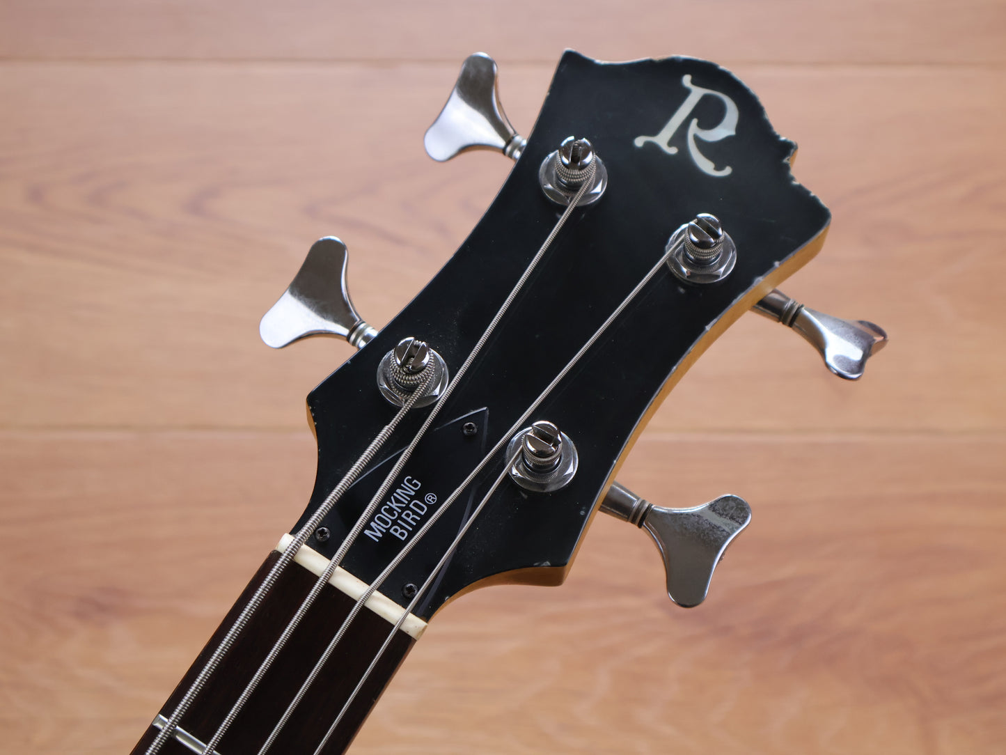 1987 BC Rich Japan NJ Series MB-20 Mockingbird Bass w/Varitone (Vintage White)