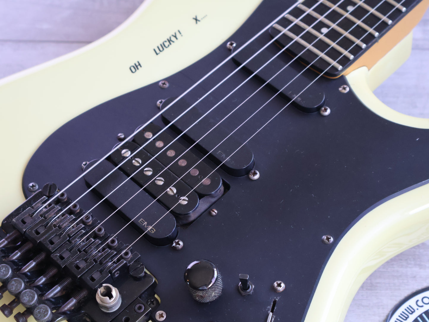 1990's P-Project Japan PAW-4 Stratocaster w/EMG's (Blue Mint White)