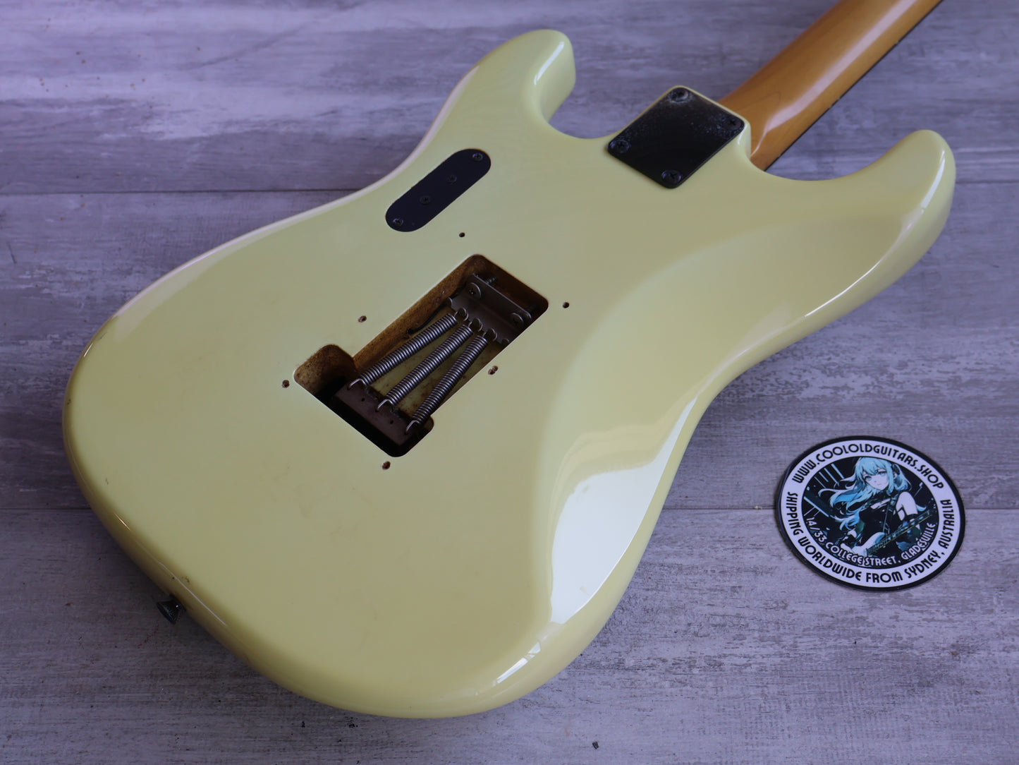 1990's P-Project Japan PAW-4 Stratocaster w/EMG's (Blue Mint White)
