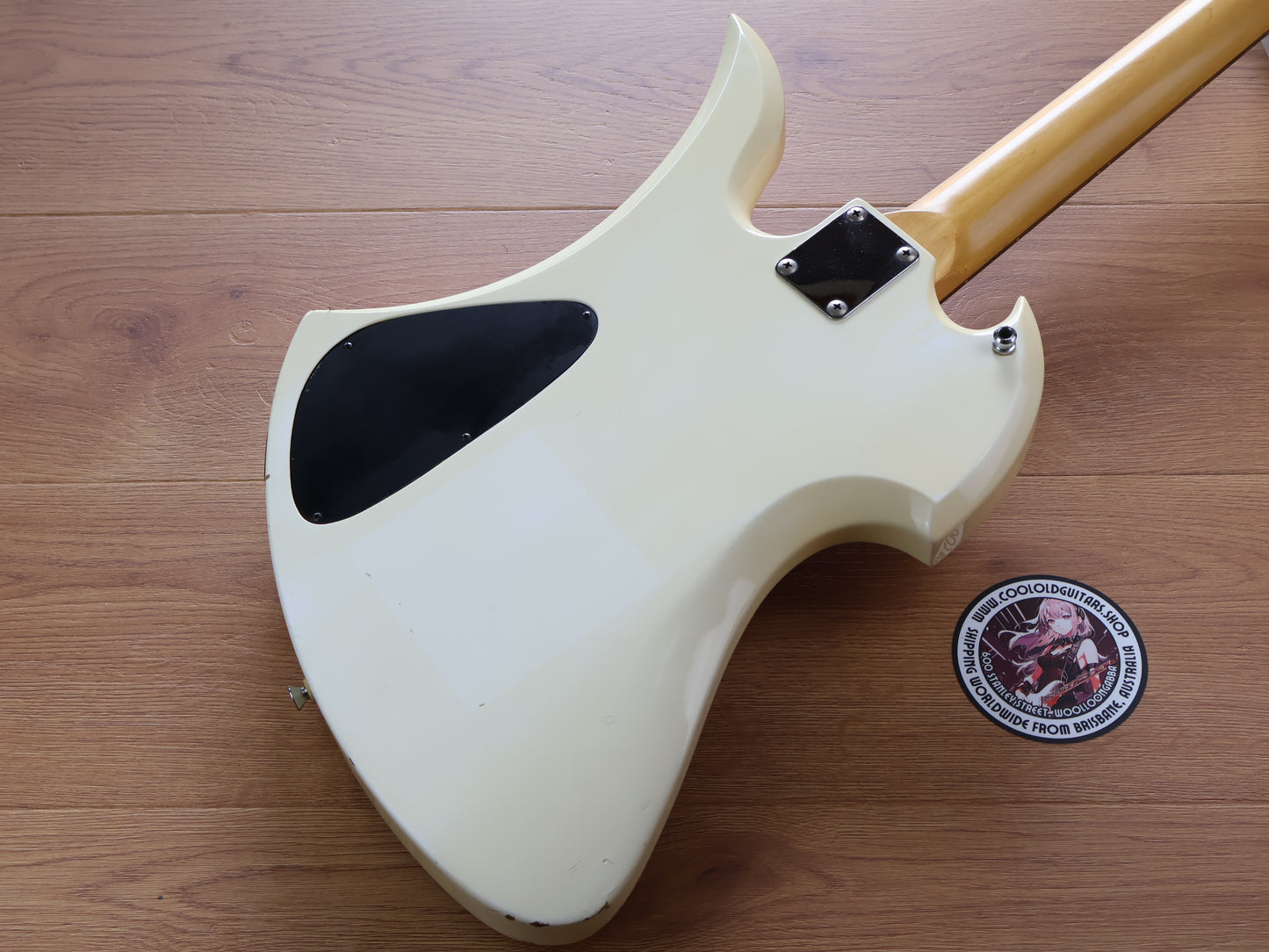 1987 BC Rich Japan NJ Series MB-20 Mockingbird Bass w/Varitone (Vintage White)