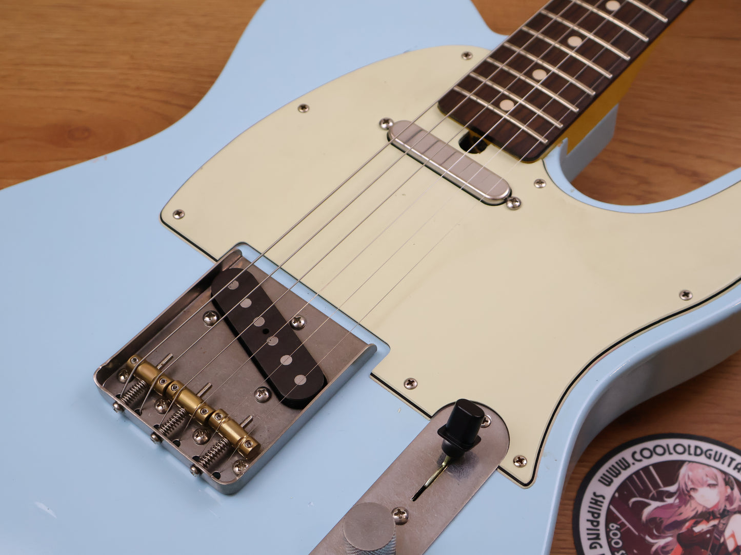 Nash Guitars T-63 Telecaster Reissue (Nitro Daphne Blue Relic)