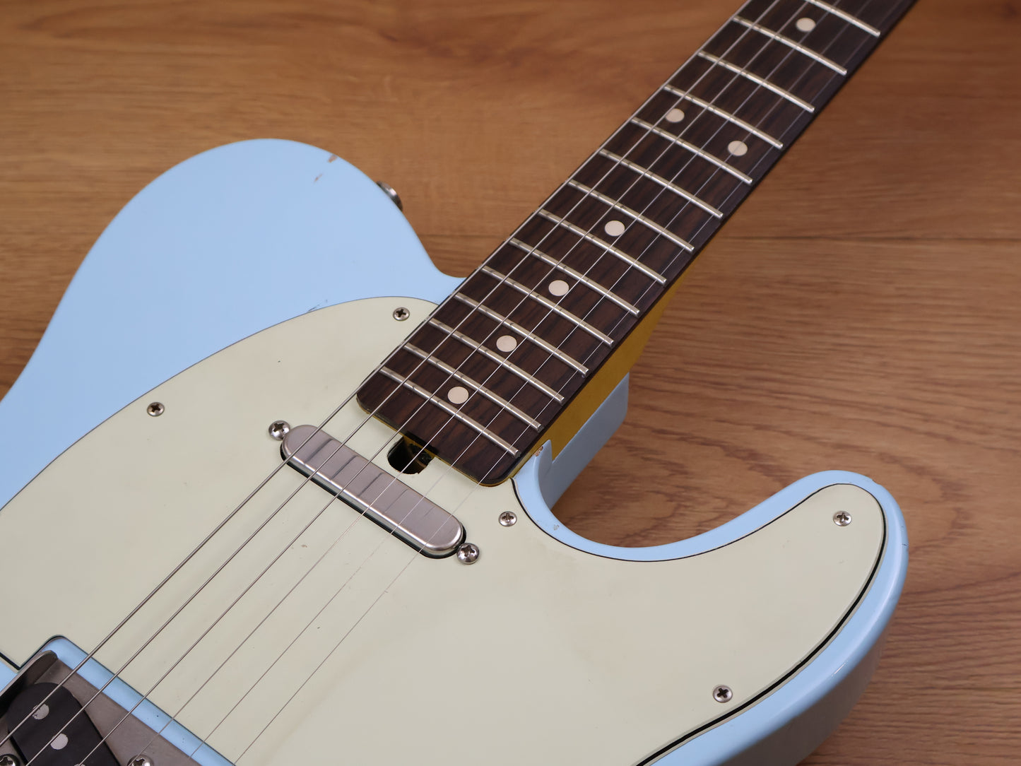 Nash Guitars T-63 Telecaster Reissue (Nitro Daphne Blue Relic)