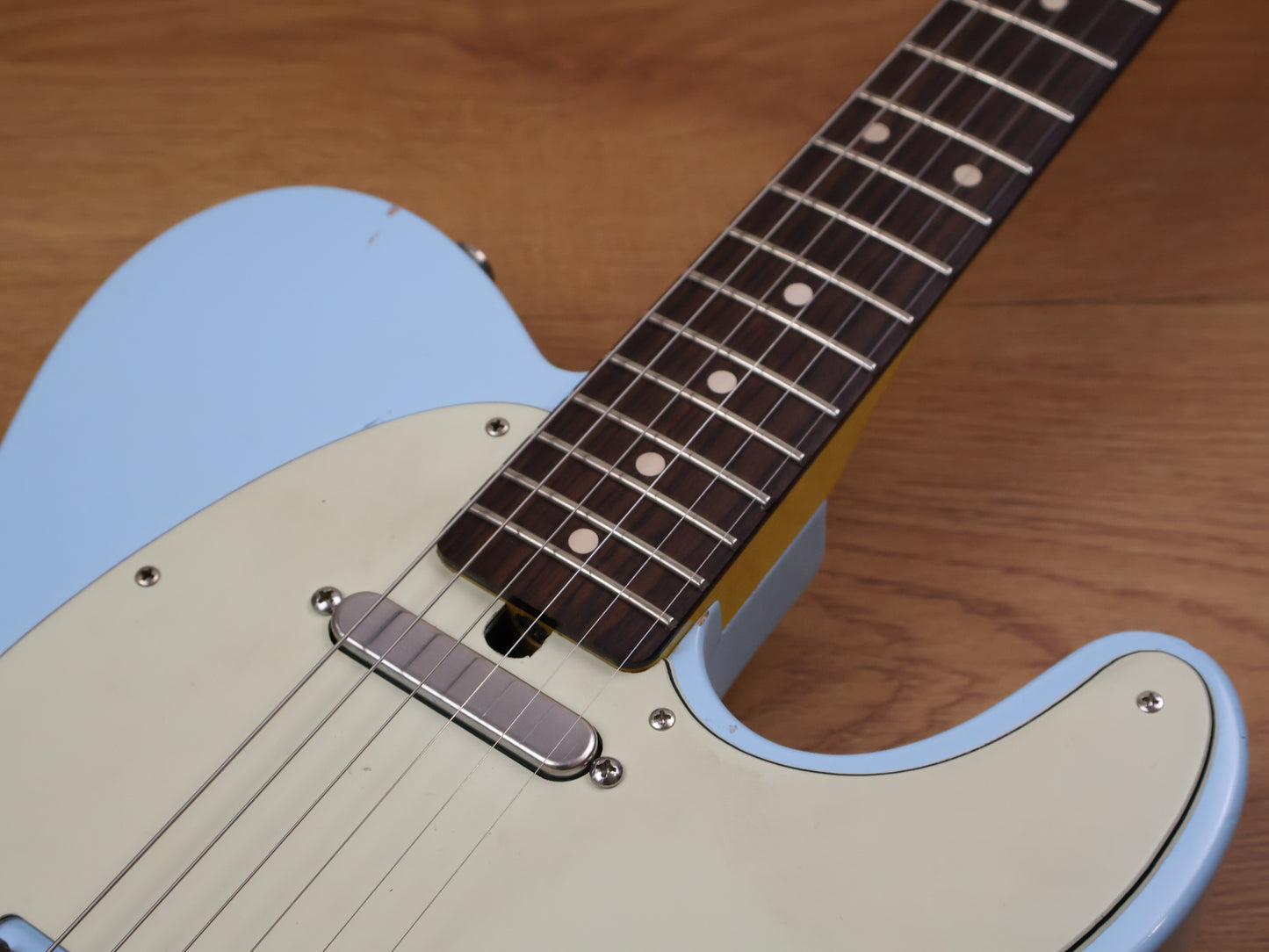 Nash Guitars T-63 Telecaster Reissue (Nitro Daphne Blue Relic)