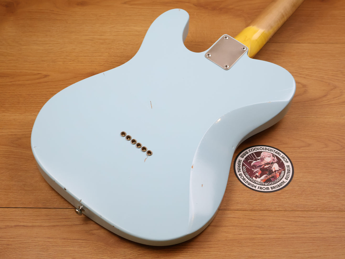 Nash Guitars T-63 Telecaster Reissue (Nitro Daphne Blue Relic)