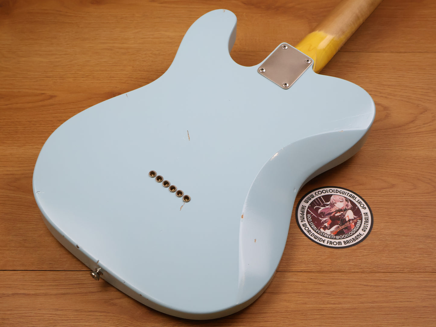 Nash Guitars T-63 Telecaster Reissue (Nitro Daphne Blue Relic)