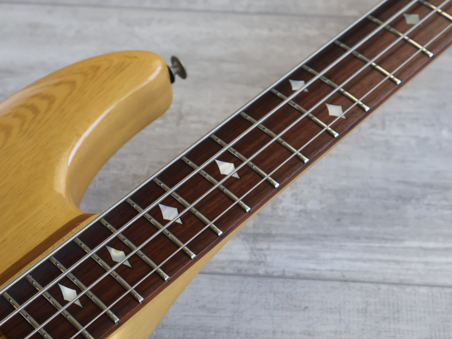 1979 Aria Pro II TSB-650 Tri-Sound Series Neckthrough Bass (Natural)