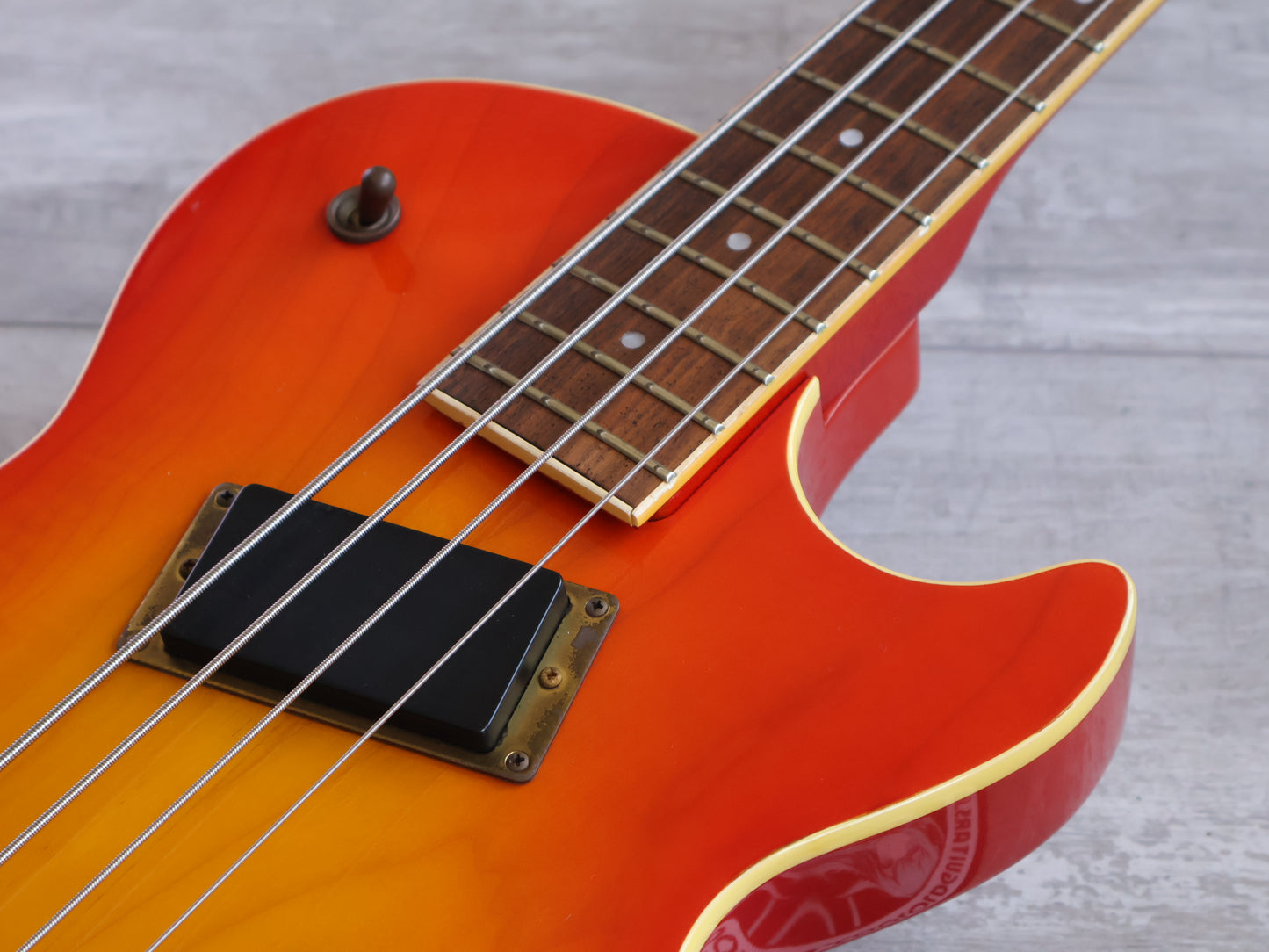 1980's Rockoon (by Kawai Japan) RCB-69 Les Paul Bass (Sunburst)