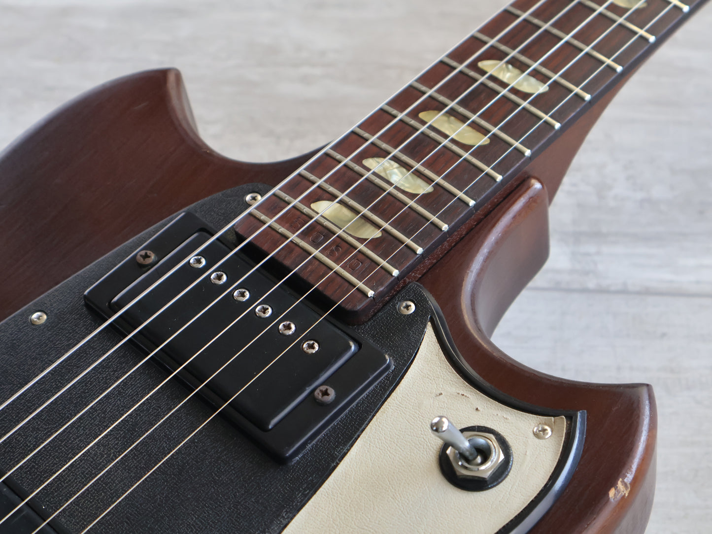 1973 Yamaha Japan SG-35 Double Cutaway SG (Wine Red)