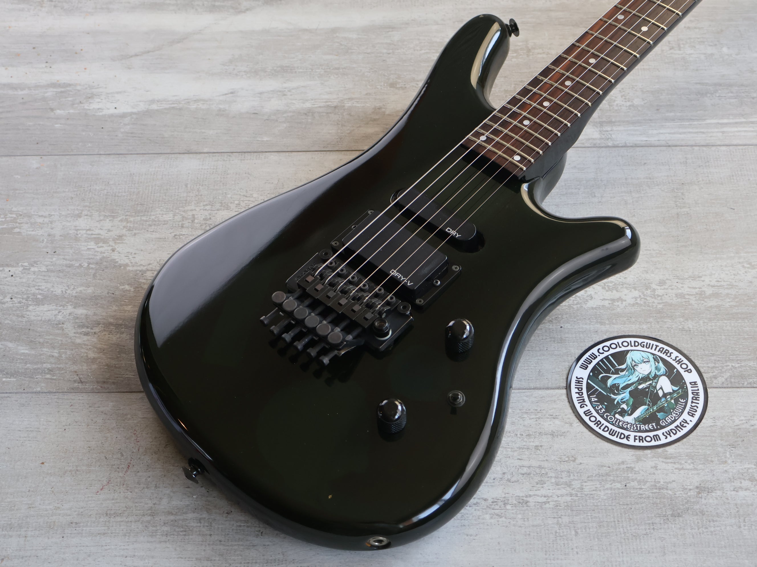 1987 Greco Japan NYS-65 Electric Guitar (Black) – Cool Old Guitars