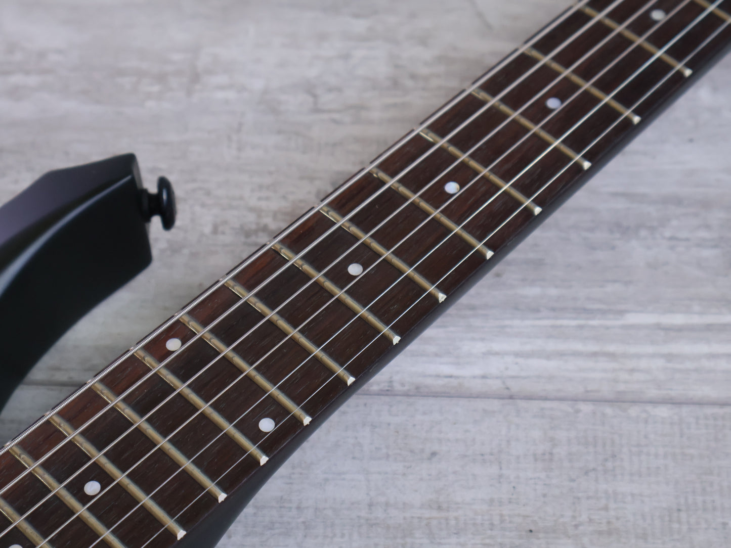 Edwards (by ESP) E-P-49A Mini Forest Travel Guitar (Black)