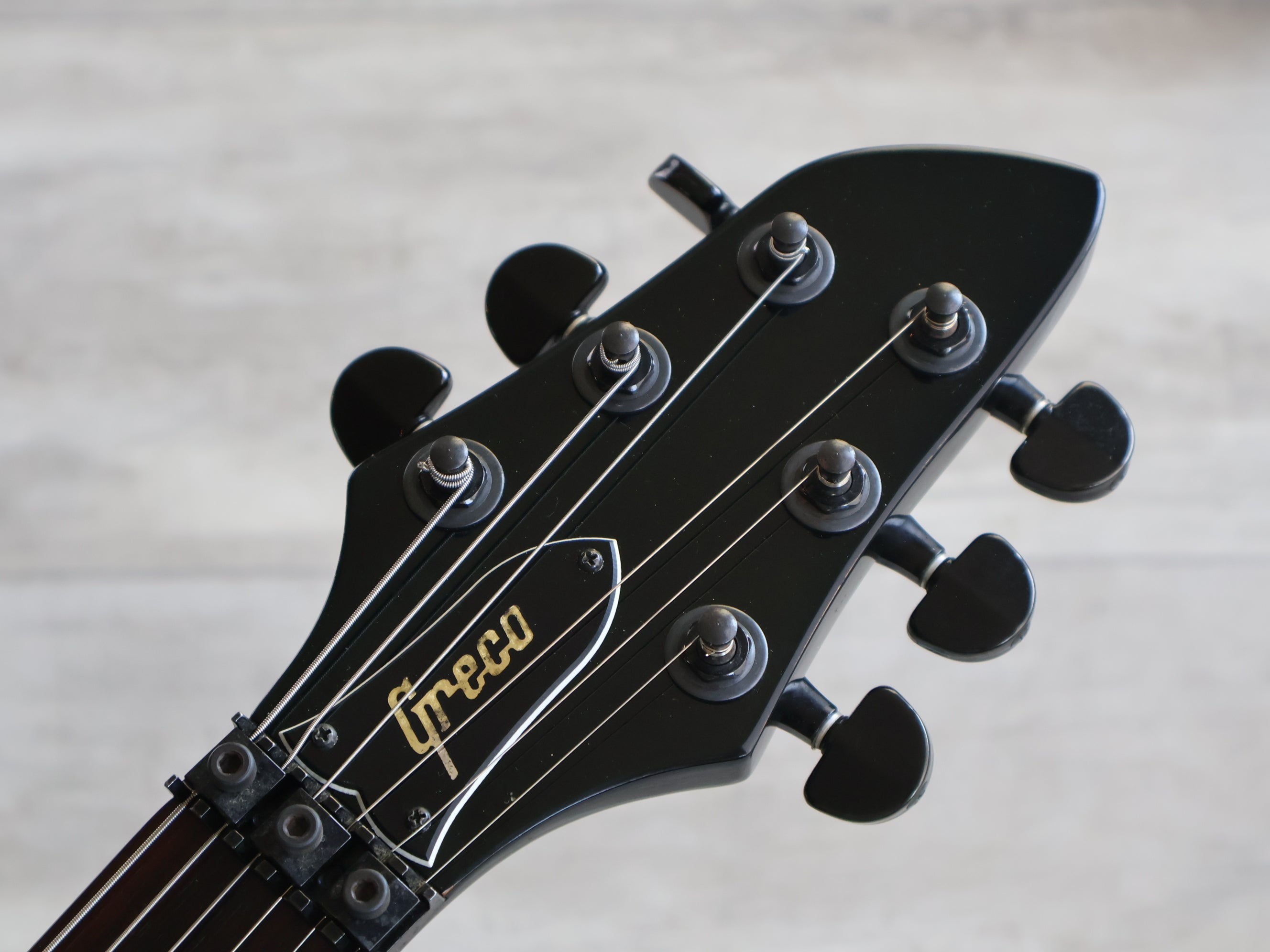1987 Greco Japan NYS-65 Electric Guitar (Black) – Cool Old Guitars