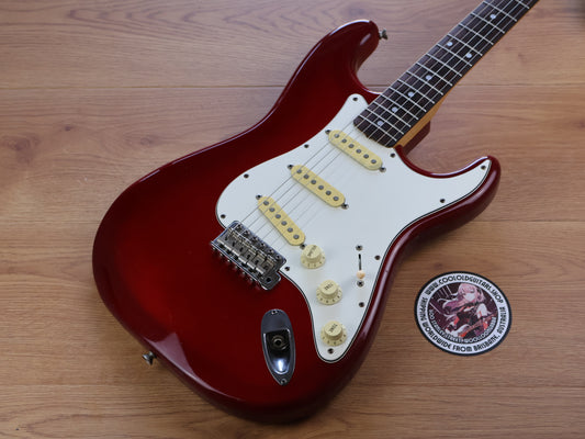 1992 Squier Japan "Silver Series" Stratocaster (Red)