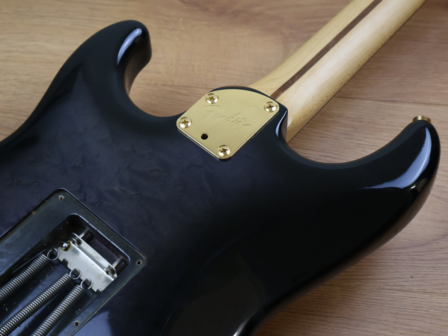1980's Fender Japan STR-75 HSH Superstrat (Black/Grey Burst)