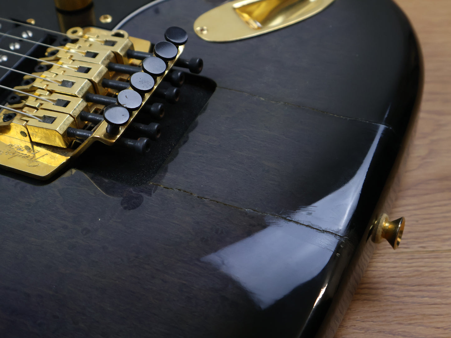 1980's Fender Japan STR-75 HSH Superstrat (Black/Grey Burst)