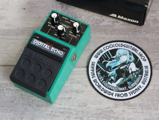 1981 Maxon DE-01 Digital Echo Delay w/Box