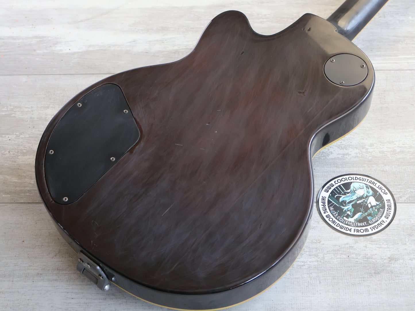 1999 DeArmond M75T Single Cutaway w/Tremolo (Blue Sparkle)