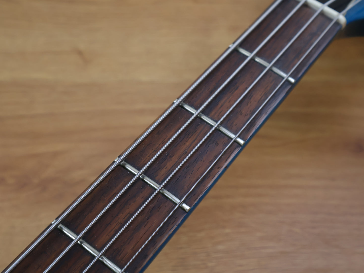 1990's Edwards Japan (by ESP) EJ-78TV Double Cutaway Bass (Blue)