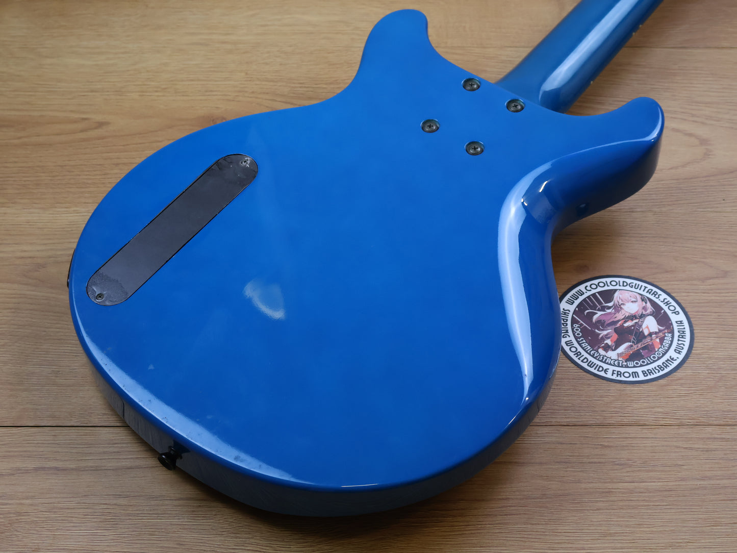 1990's Edwards Japan (by ESP) EJ-78TV Double Cutaway Bass (Blue)