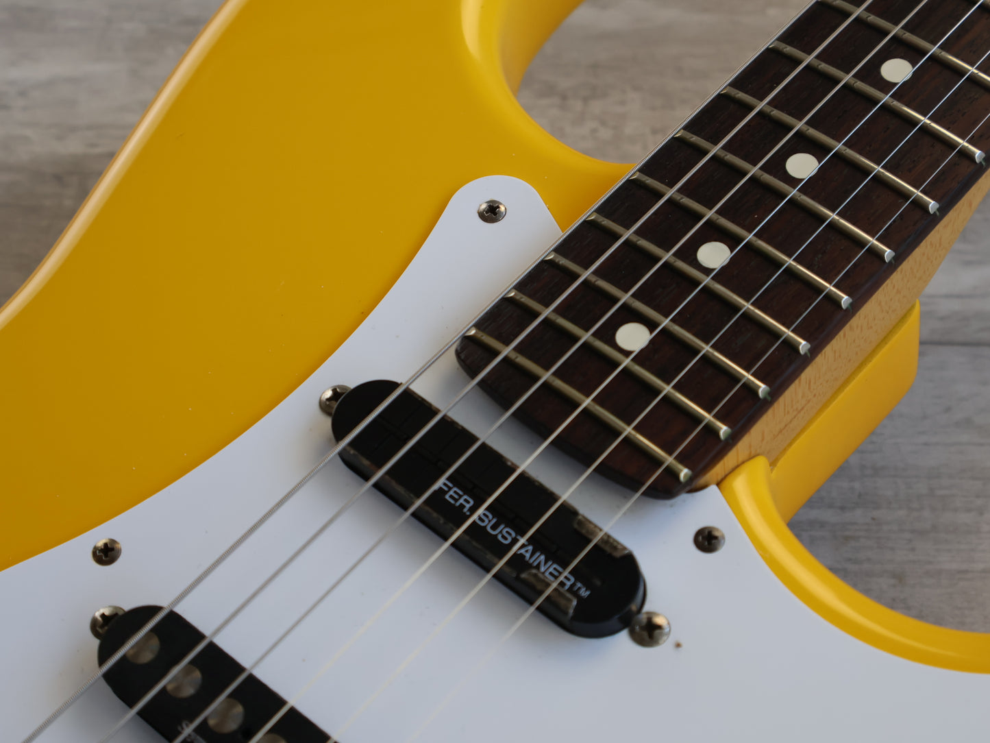 1980's Fender Stratocaster w/Sustainer & Roland GK-2A (Graffiti Yellow)