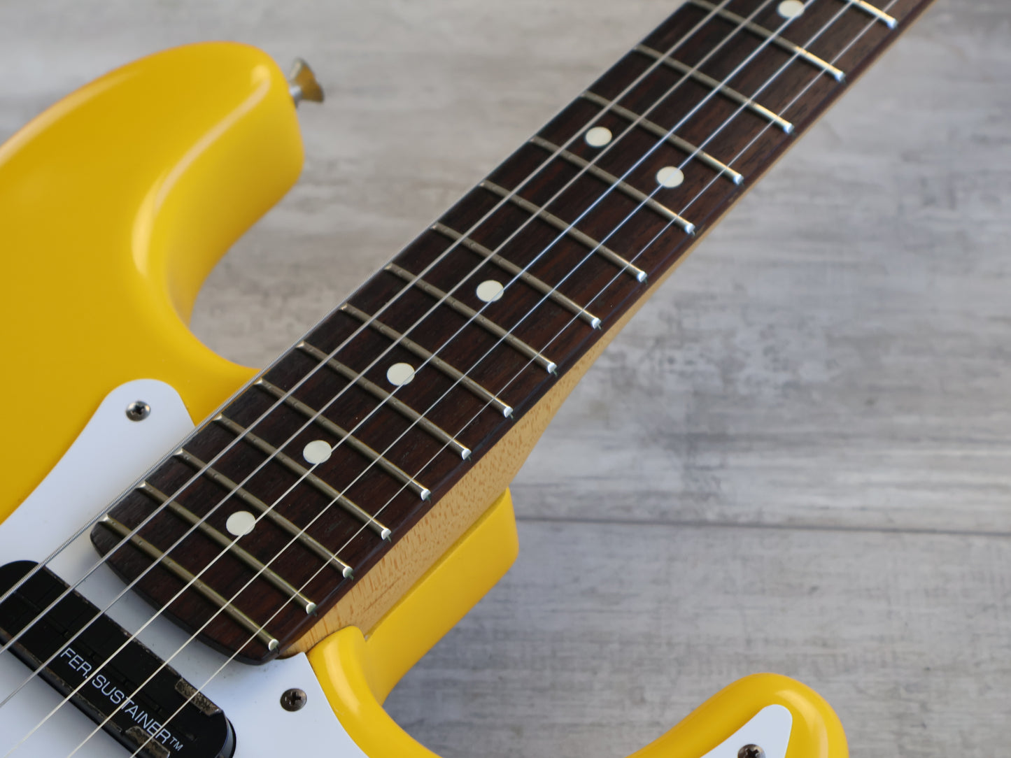 1980's Fender Stratocaster w/Sustainer & Roland GK-2A (Graffiti Yellow)