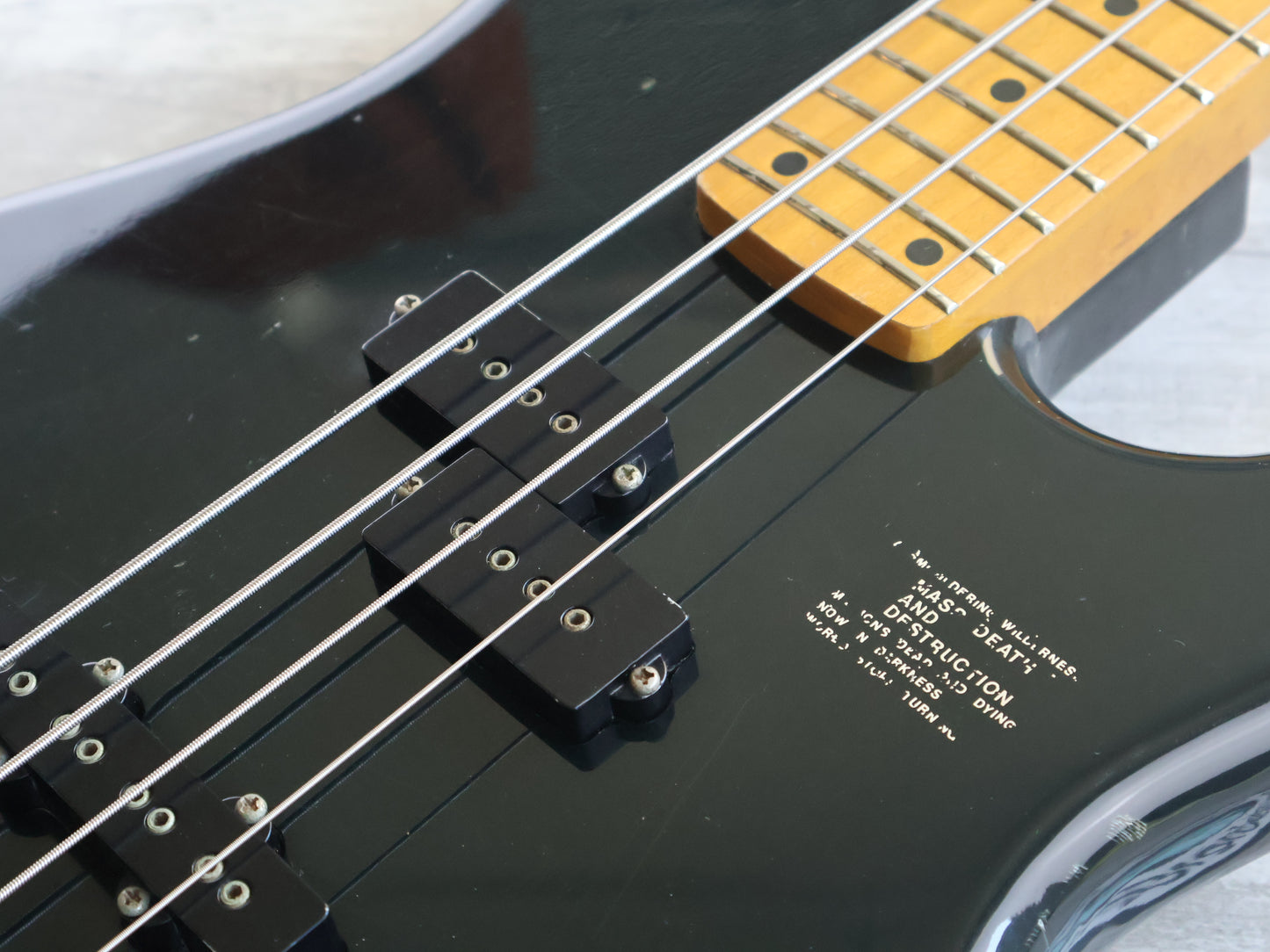 1981 Ibanez Japan RS824 Roadstar Bass (Black)