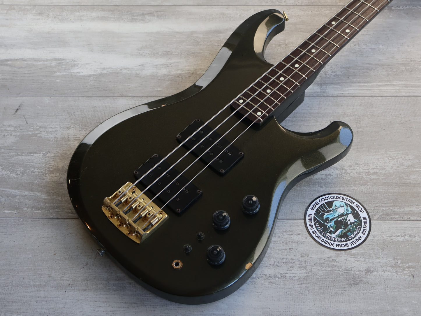 1984 Ibanez Japan RB824 Roadstar II Bass (Metallic Black)