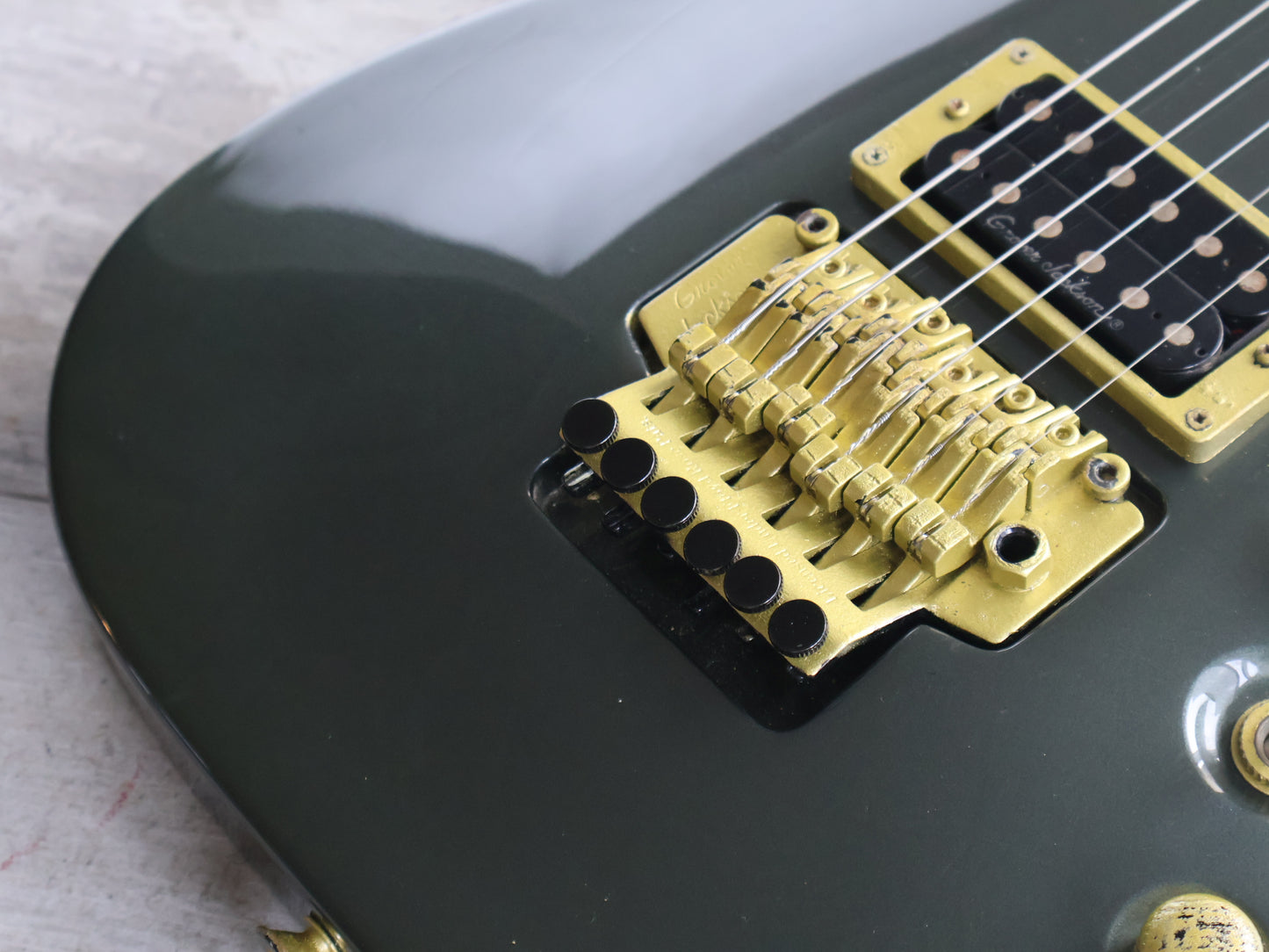 1996 Grover Jackson Japan AD A-53 Arched Dinky (Gun Metal Grey)