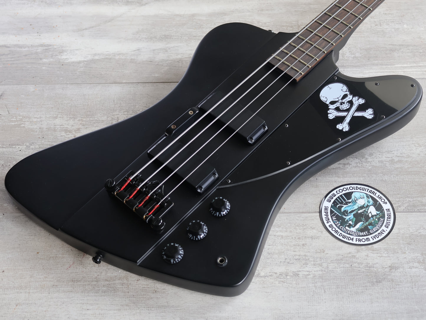 2009 Epiphone Goth Thunderbird IV Bass (Pitch Black)