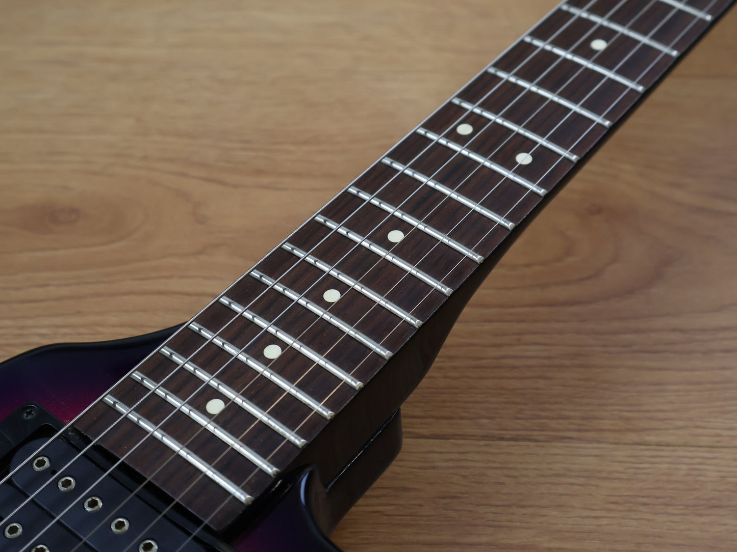 1980's Fernandes Japan "The Function" BSV Flying V (Pink Purple Burst)