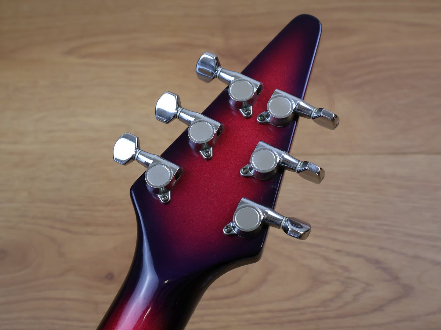 1980's Fernandes Japan "The Function" BSV Flying V (Pink Purple Burst)