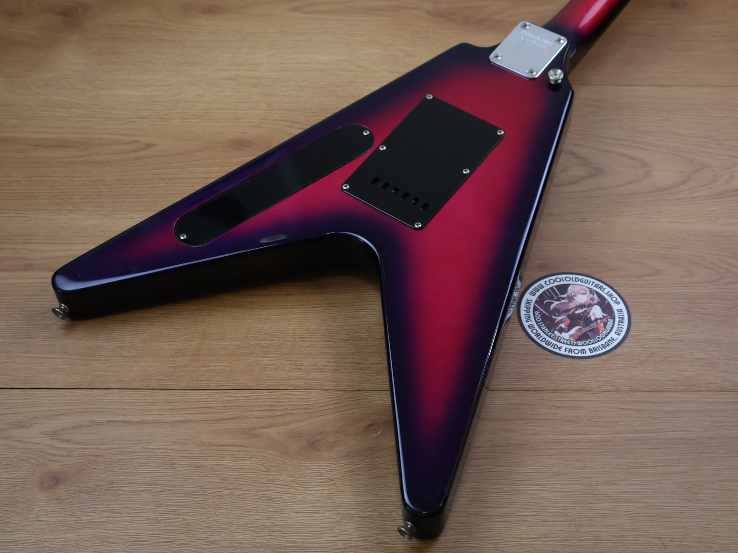 1980's Fernandes Japan "The Function" BSV Flying V (Pink Purple Burst)
