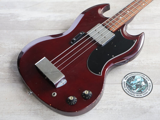1973 Greco Japan EB-300 SG "EB" Short Scale Bass (Cherry Red)