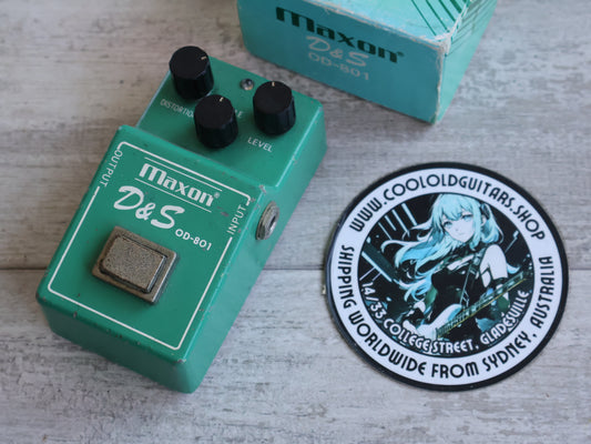 1980's Maxon OD-801 D&S Big Muff Distortion/Fuzz w/Box