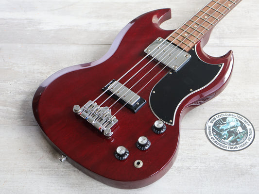 2006 Gibson USA SG Standard Double Cutaway Bass (Heritage Cherry)