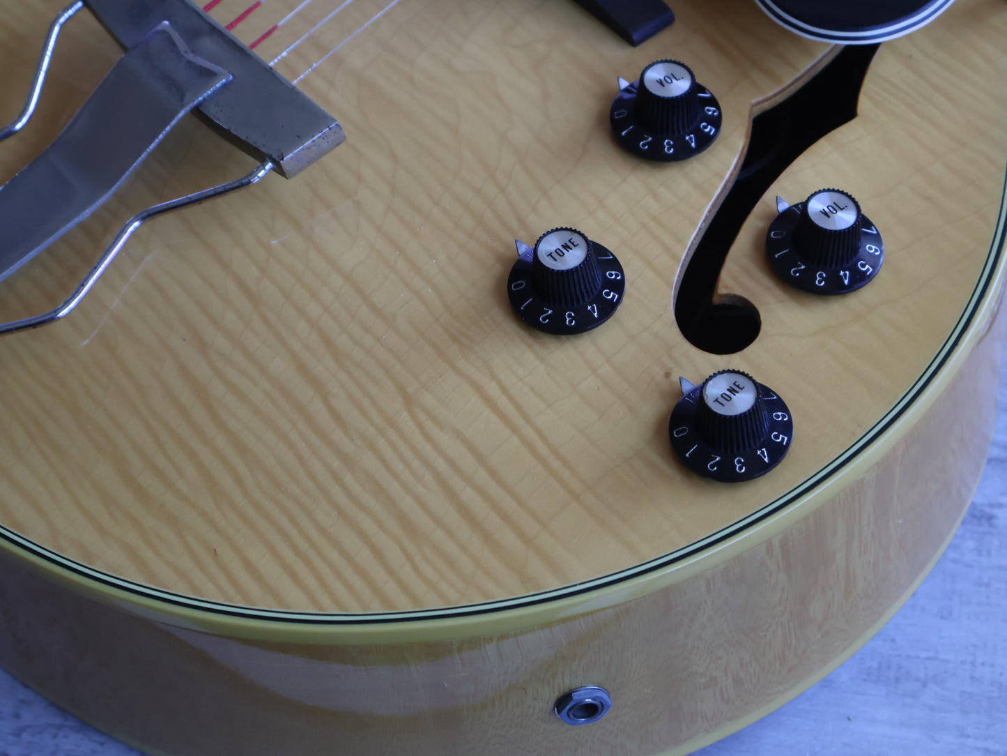 1977 Greco Japan N-60 ES-175 Hollowbody (Natural Flame Maple)