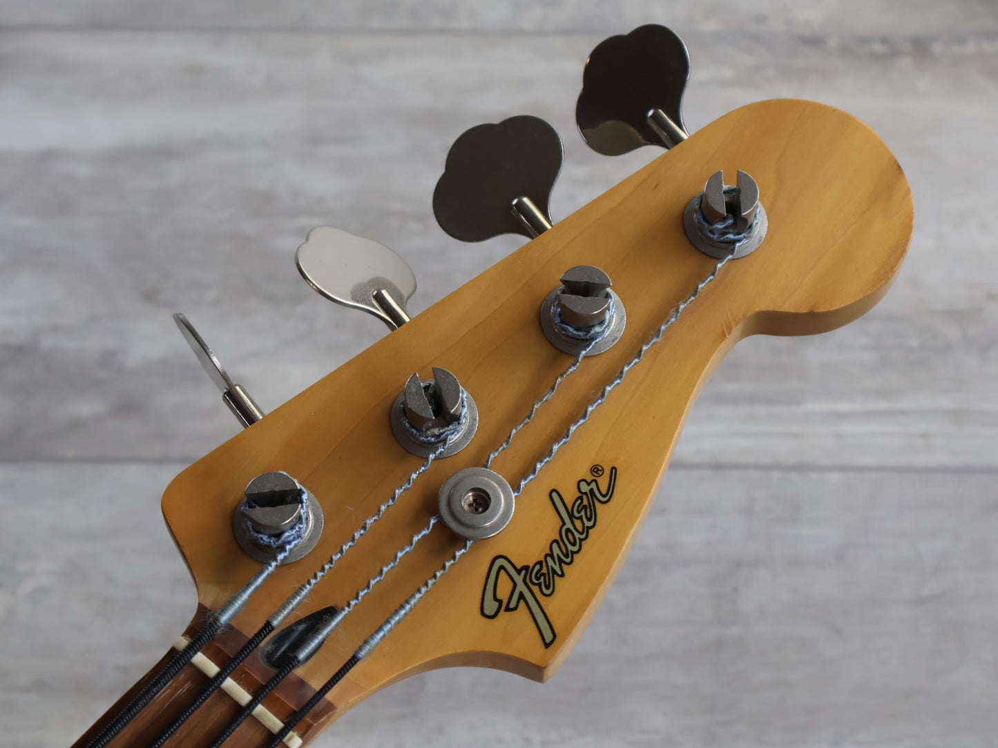 1991 Fender Japan PBAC-100FL Fretless Thinline Electric/Acoustic Precision Bass (Sunburst)