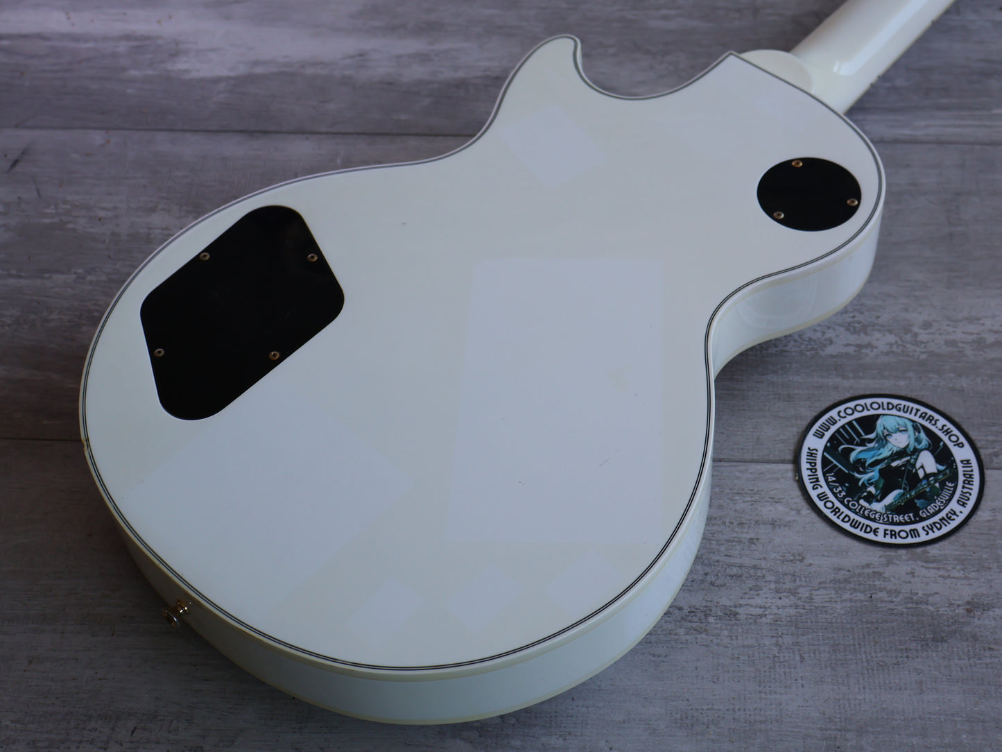 1997 Orville (Gibson) Japan LPC-75 '60's Reissue Les Paul Custom (White)