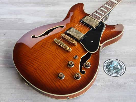 2014 Ibanez AS93FM Artcore Expression Series Semi-Hollowbody (Violin Sunburst)
