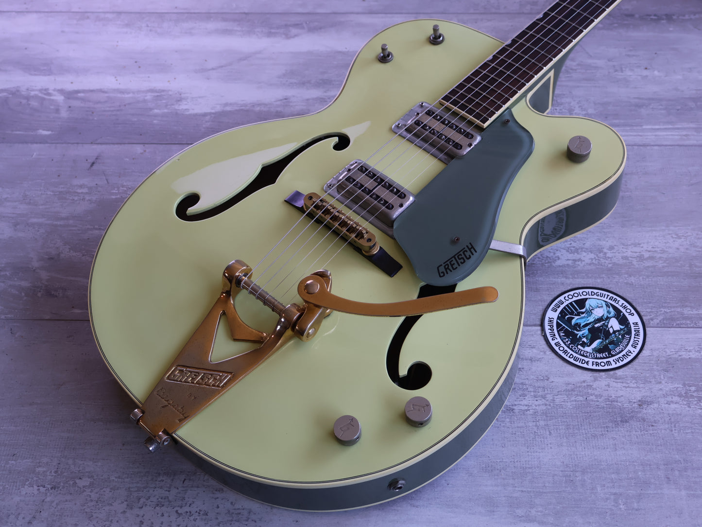 1993 Gretsch Japan 6118 100th Anniversary Hollowbody (Smoke Green)