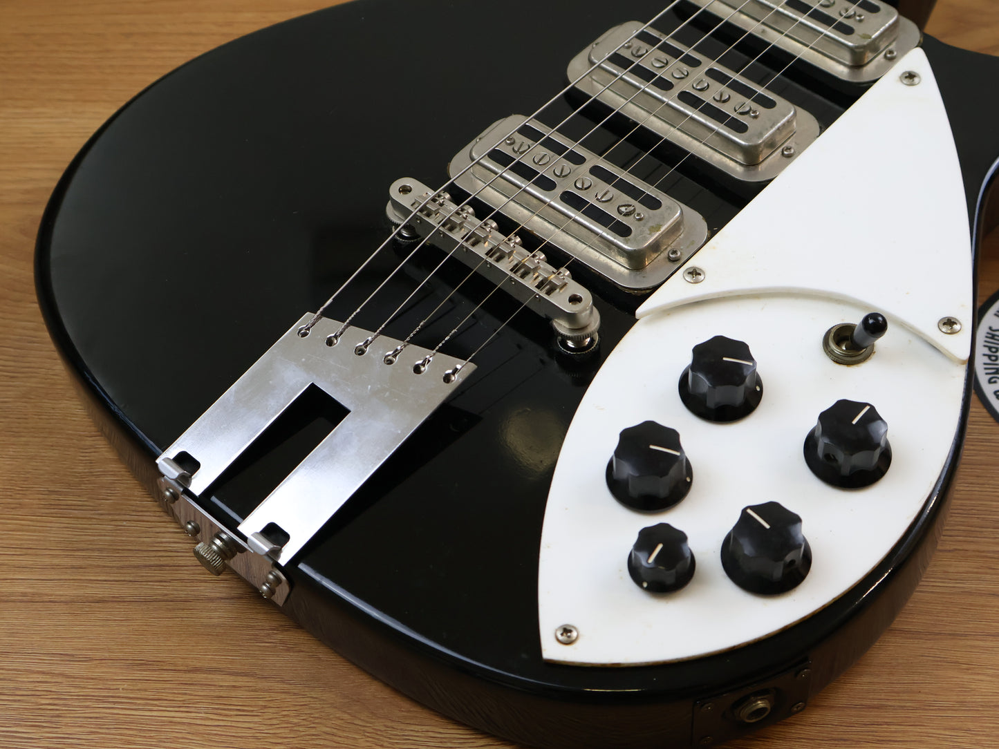 1982 Greco Japan JLG-75 320 John Lennon Model Double Cutaway (Black)