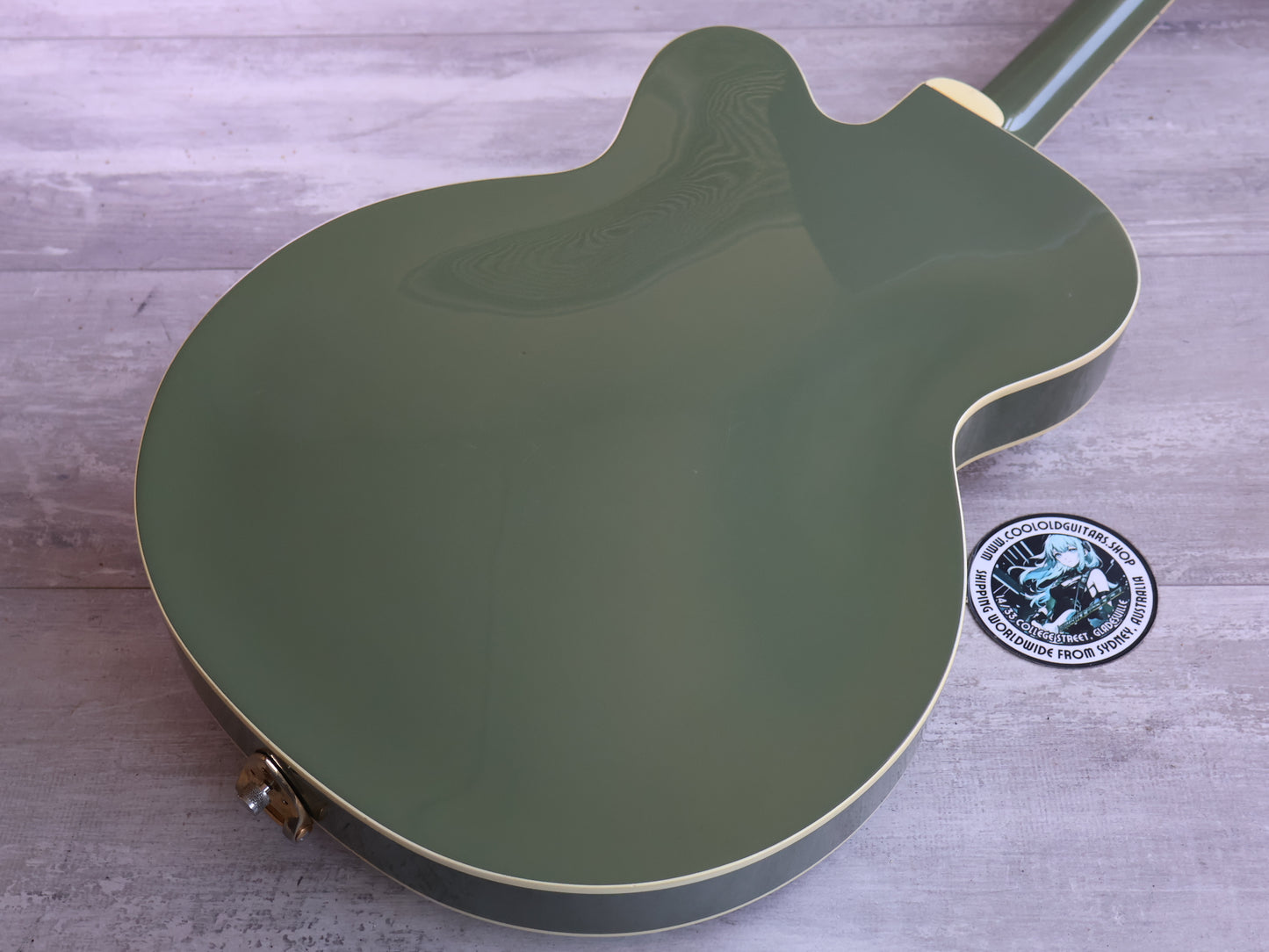 1993 Gretsch Japan 6118 100th Anniversary Hollowbody (Smoke Green)