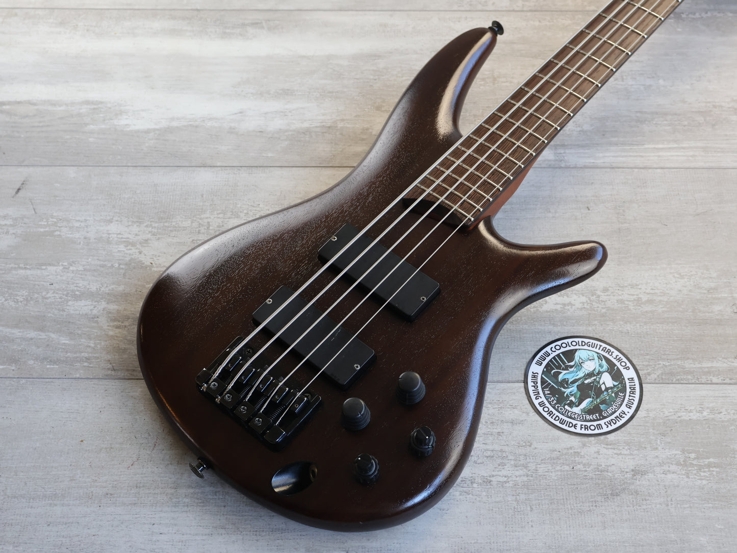 2000 Ibanez Japan SR745 SDGR Sound Gear 5-String Bass (Walnut)