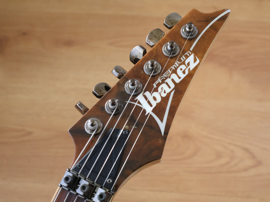 2014 Ibanez Premium S970CW Superstrat (Claro Walnut)