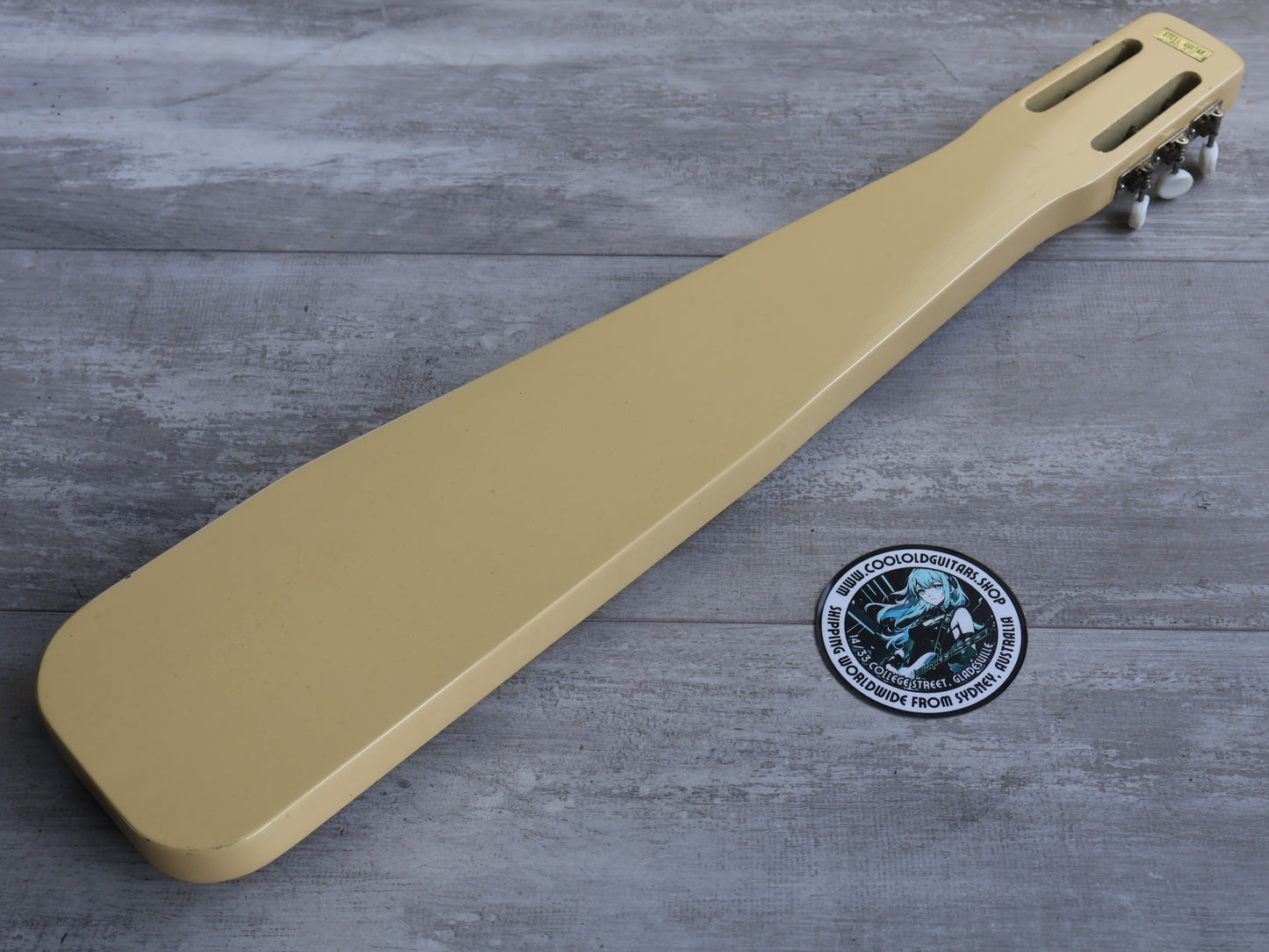 1960's Guyatone Japan Model HG-46B 6-String Lap Steel Guitar (Cream)