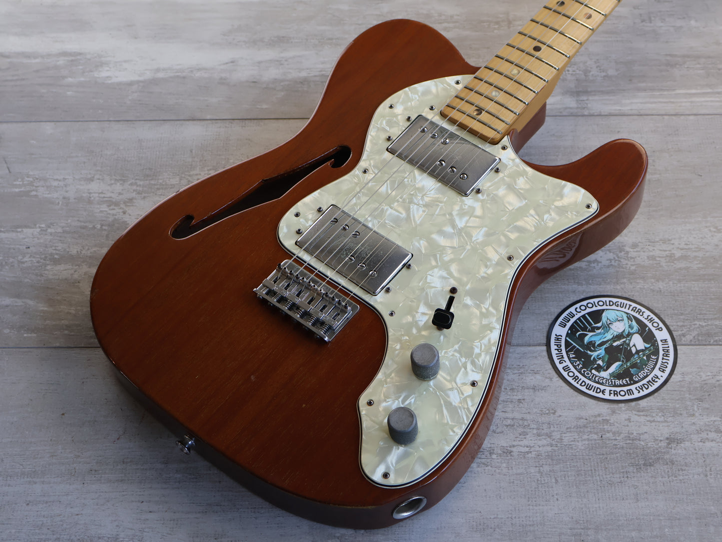 1974 Morris Japan MTC Thinline Telecaster (Brown)